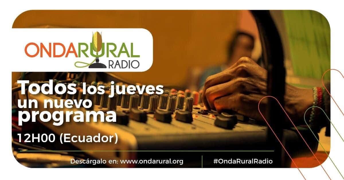 🗣️Hoy no te pierdas un nuevo programa de #OndaRuralRadio.

✅ Información, experiencias con la #agriculturafamiliar👩‍🌾🧑‍🌾, reportes, eventos regionales, capacitación y mucho más.

Si te perdiste alguno de nuestros programas🎧escúchalos en ➡️ ondarural.org/semanal