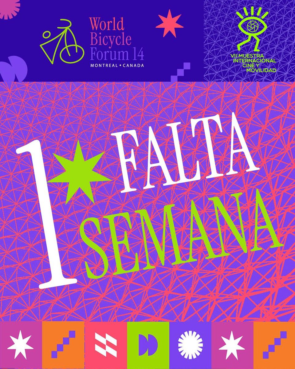 Muestra Internacional Cine y Movilidad (CIMOV) (@cineymovilidad) on Twitter photo ¡Queda 1 semana para el cierre de nuestra convocatoria! Si quieres ser parte del <a href="/ForoMundialBici/">Foro Mundial de la Bicicleta</a> en Canadá, revisa las bases y manda tu propuesta (link en bio) <a href="/Milenio/">Milenio</a> <a href="/hzamarron/">Héctor Zamarrón 🚲</a> <a href="/BicireporteraDF/">Bicireportera CDMX</a> <a href="/forobicimex/">Foro Nacional de la Bicicleta, México</a> <a href="/30diasenbici/">30 Días en Bici</a> <a href="/mujeresenbici/">MUJERES EN BICI</a> <a href="/Rodada2Punto0/">Rodada 2.0</a> <a href="/MayaEnBici/">Maya en Bici</a> <a href="/bicicultura/">bicicultura</a> ¡Queda 1 semana para el cierre de nuestra convocatoria! Si quieres ser parte del <a href="/ForoMundialBici/">Foro Mundial de la Bicicleta</a> en Canadá, revisa las bases y manda tu propuesta (link en bio) <a href="/Milenio/">Milenio</a> <a href="/hzamarron/">Héctor Zamarrón 🚲</a> <a href="/BicireporteraDF/">Bicireportera CDMX</a> <a href="/forobicimex/">Foro Nacional de la Bicicleta, México</a> <a href="/30diasenbici/">30 Días en Bici</a> <a href="/mujeresenbici/">MUJERES EN BICI</a> <a href="/Rodada2Punto0/">Rodada 2.0</a> <a href="/MayaEnBici/">Maya en Bici</a> <a href="/bicicultura/">bicicultura</a>
