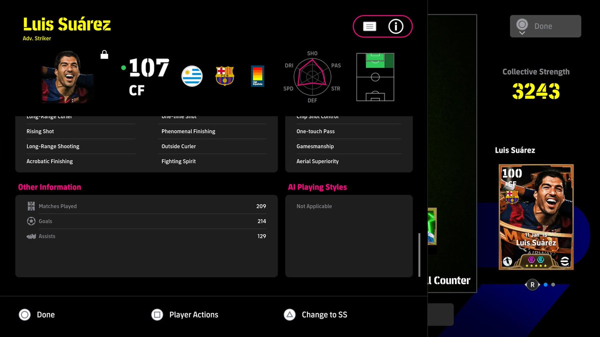Look, I love having this beast on the team, but I'm still annoyed that Konami tricked us all. When they re-released the MSN pack, they intentionally leaked the screenshot of the Link-Up. They made us think these players would get even more boosted with the Link-Up feature!!😑😒🙄