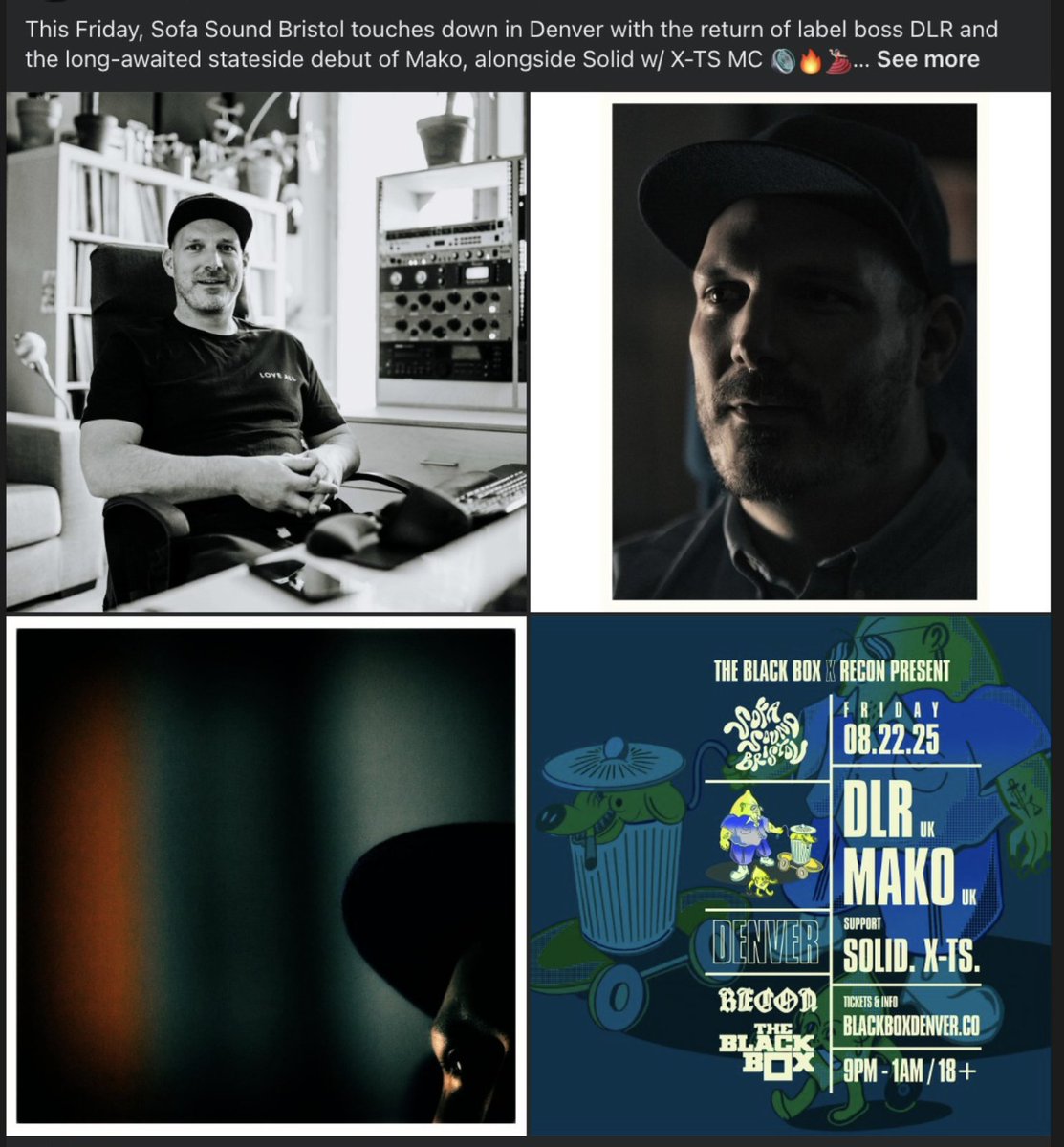 📍DENVER FRI NIGHT :::::::: DLR x M A K O, SOLID x X-TS 
via <a href="/ReconDNB/">ReconDNB</a> x <a href="/TheBlackBox5280/">The Black Box</a> : : : : : : : : : :  👟👟