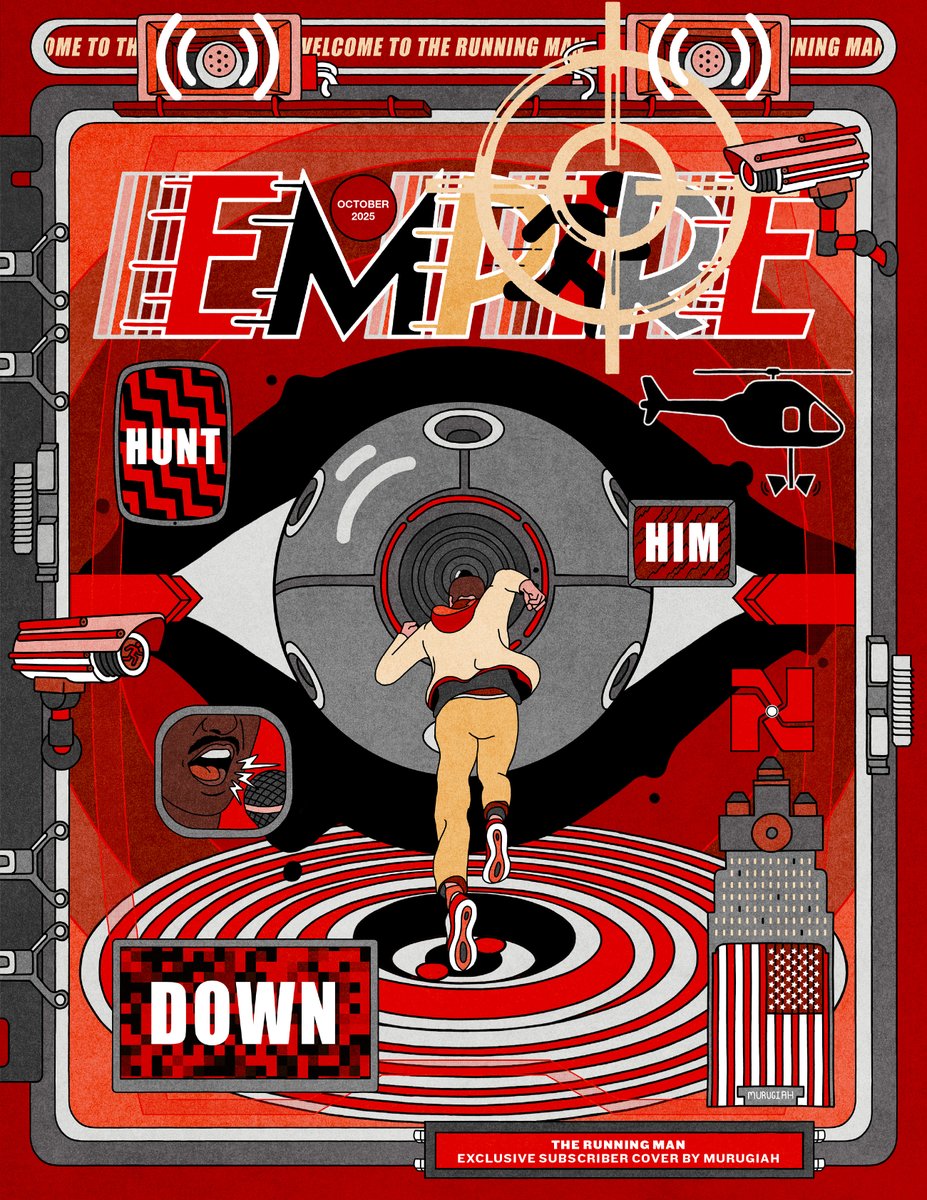 Don't walk, sprint to the newsagents on 28 August to pick up our The Running Man issue, or preorder online while stocks last.

PRE-ORDER: greatmagazines.co.uk/empire-october…