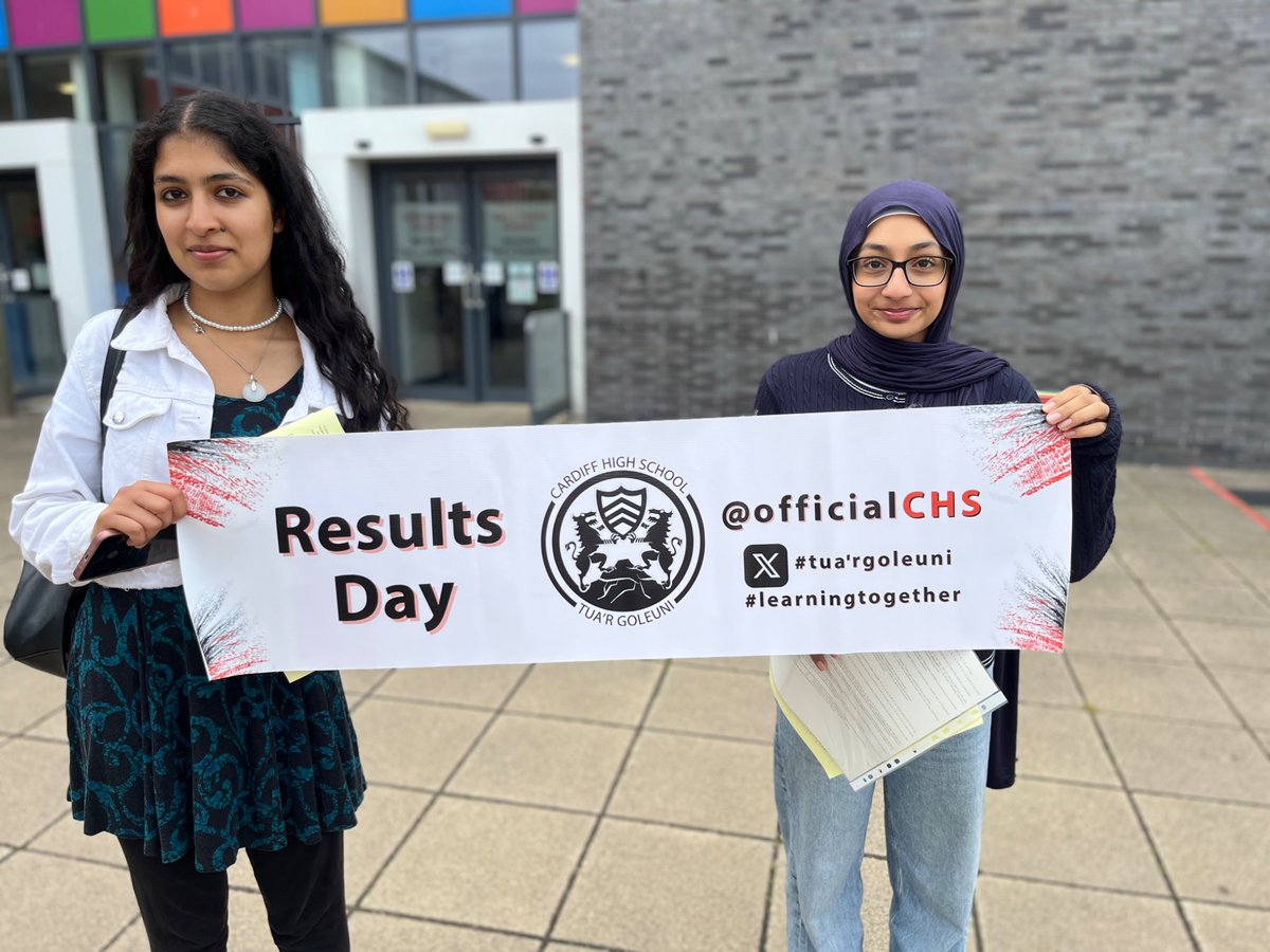 We are very proud of all our learners who collected their results today! You deserve every success! Llongyfarchiadau! #learningtogether