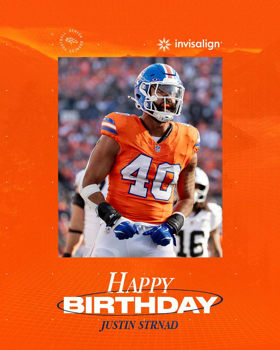 RT to help us wish <a href="/jsgarbs/">Justin Strnad</a> a happy birthday! 🥳