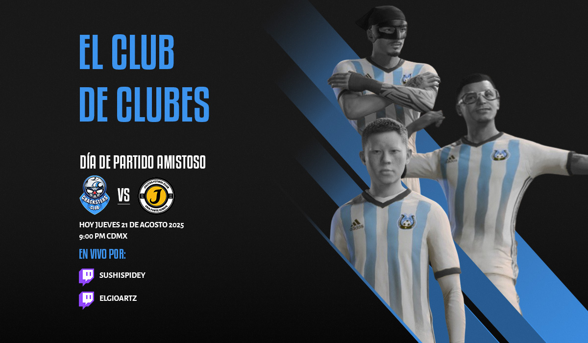 ¡Hoy comienza <a href="/LaLigaDeMuertos/">La Liga De Los muertos</a>!💀
Comenzamos la Jornada 1 vs Julitos FC y queremos que la balanza se incline a nuestro favor en ambos partidos. Los esperamos cracksters. 🔵⚽

🆚 Julitos FC
🕣 9:00 pm CDMX  

• twitch.tv/sushispidey 🕷
• twitch.tv/elgioartz 🐒