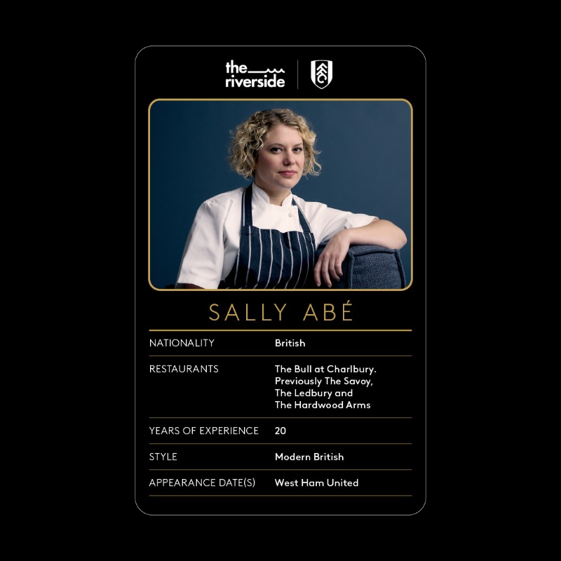 FulhamFC's tweet photo. Introducing our incredible line-up of chefs on rotation in The Gourmet restaurant for the 25/26 season. 🧑‍🍳

Judy Joo, Sally Abé and Ben Murphy will join Alex Dilling and lifelong Fulham fan Oli Marlow.

Seasonal &amp; Matchday Hospitality is now available!