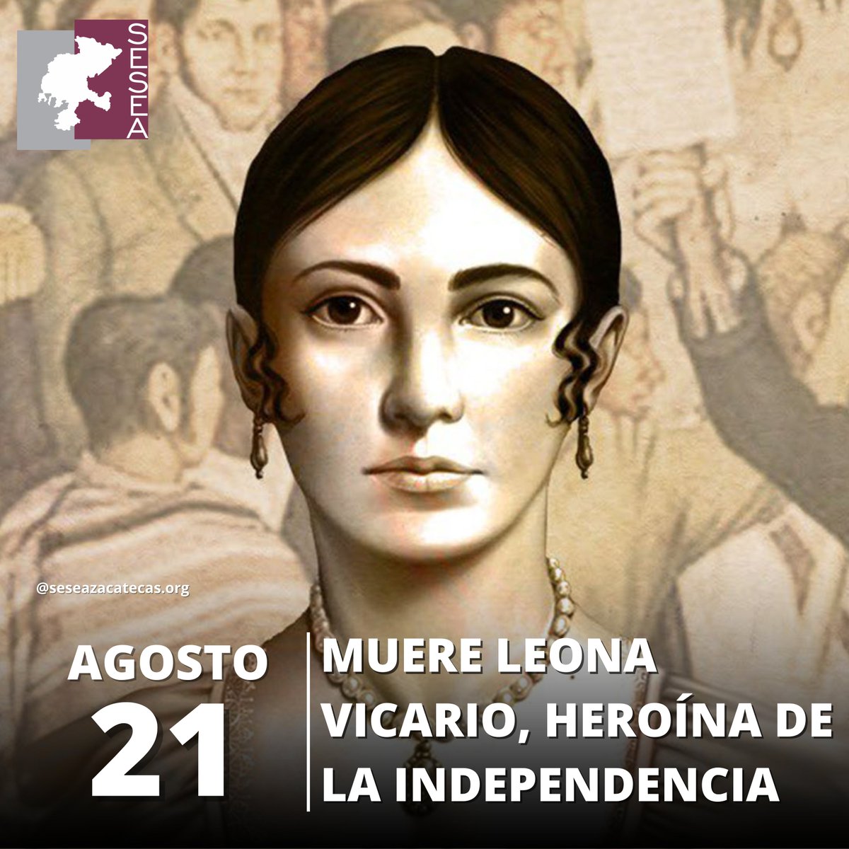 #Efemérides
📅Leona Vicario falleció el 21 de agosto de 1842, en su casa de la Ciudad de México. Tenía 53 años, y había renunciado a la comodidad de su clase por luchar por sus ideales.