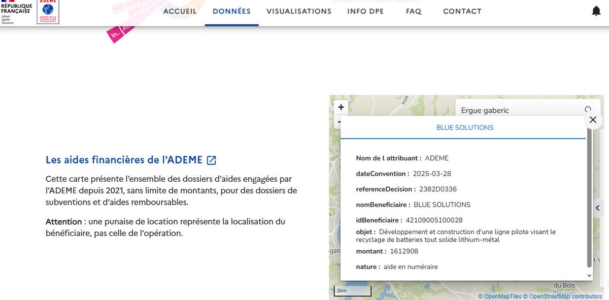 UVLubrizol's tweet photo. Après avoir toucher 15m€ des assurances pour ses batteries brûlées dans #incendie de #BolloréLogistics, #BlueSolutions touche un bonus (avec votre argent...) de 1,6m€ de #ademe pour "développement et construction d une ligne pilotevisant le recyclage de batteries". #magique 🤮 https://t.co/afWvqAaQ0T