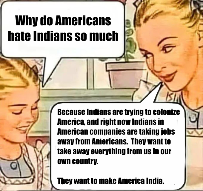 asystemarchitec's tweet photo. #AmericaIsForAmericansFirst #AmericansFirst
Indian Guest Workers For Kids. https://t.co/2SRy0UwCbR