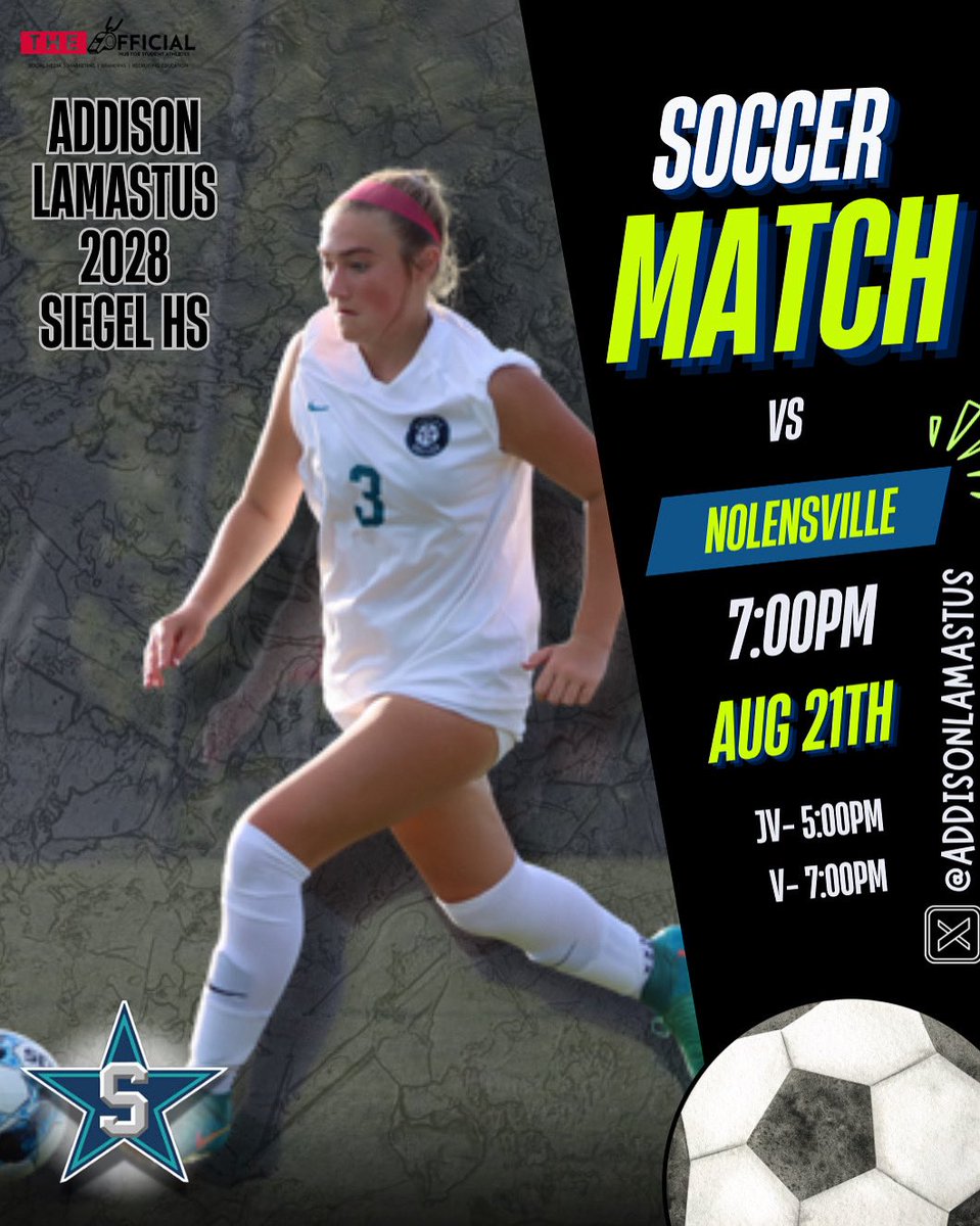 AddisonLamastus's tweet photo. ⚽️GAME DAY
Home vs Nolensville https://t.co/uj0ECM6KJK