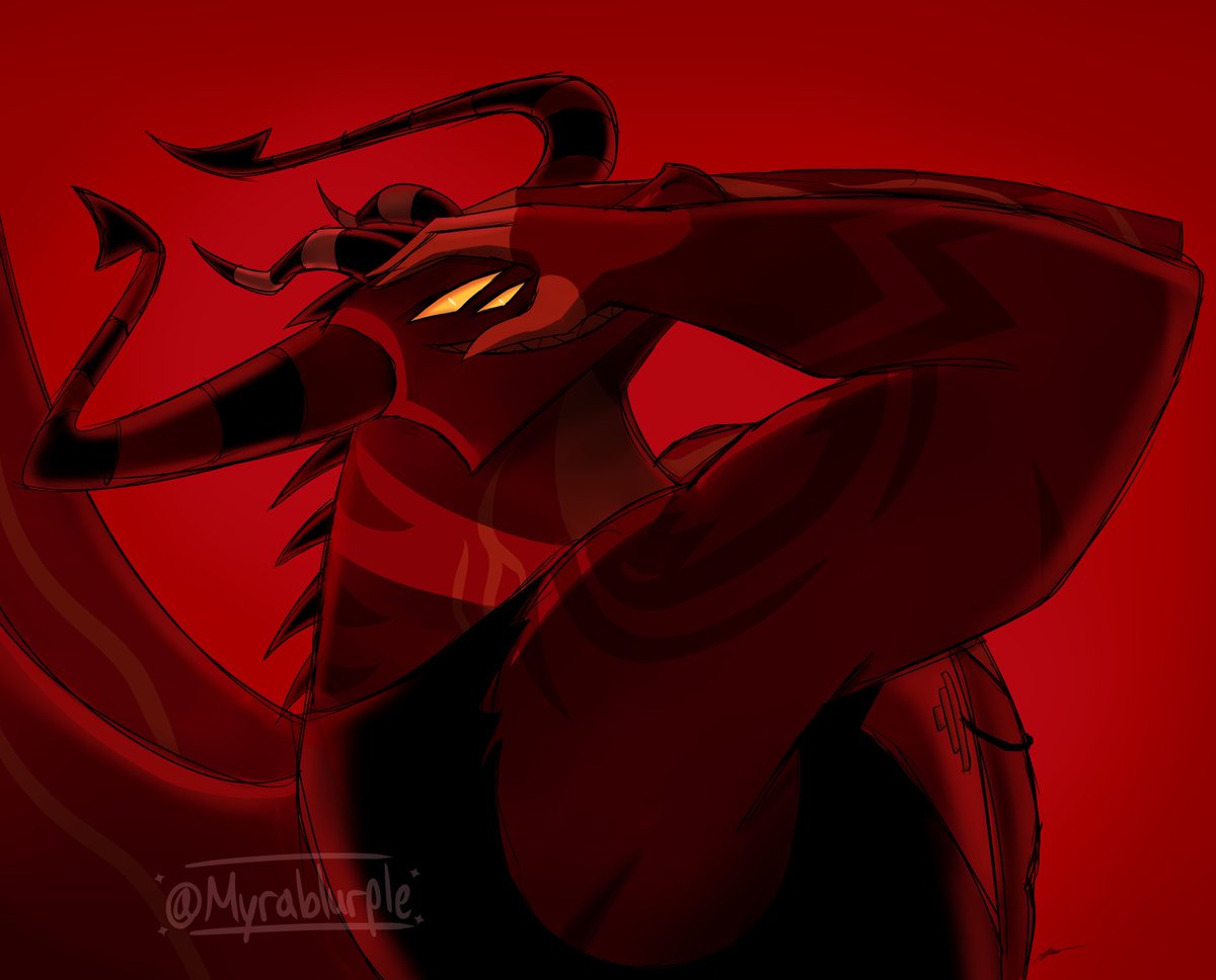 This drawing of Satan I did