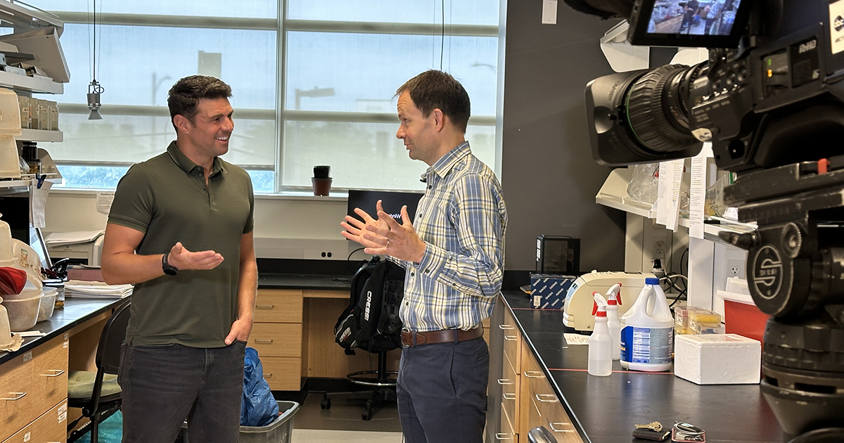 SES professor Reuben Keller spoke with <a href="/DutraWeather/">Greg Dutra</a> from <a href="/ABC7Chicago/">ABC 7 Chicago</a>  about invasive species and in local waterways. Watch for more in an upcoming special on Lake Michigan. Learn about Dr. Keller's work on our YouTube channel: bit.ly/4fIMNXL