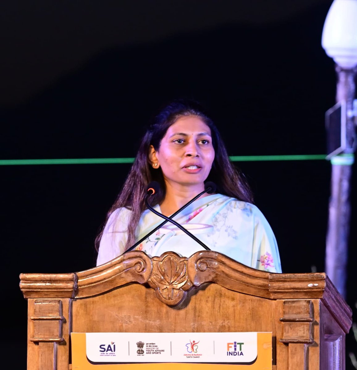 Attended the opening ceremony of Khelo India Water Sports Festival at Dal Lake. 800 athletes from 28 States/UTs are participating in this mega national sports event which will project J&amp;K UT as the Water Sports Capital of the Country.