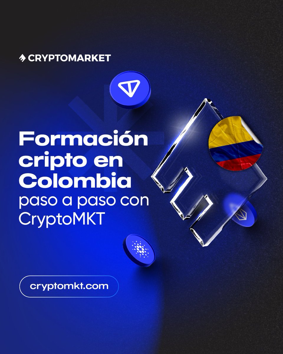 CryptoMKT's tweet photo. 🚀 Desde cómo abrir tu primera billetera hasta entender qué es blockchain, en CryptoMKT te acompañamos en cada paso.
💡 Inicia hoy tu educación financiera con CryptoMKT y opera con confianza.
#CryptoMKT #EducaciónFinanciera #Blockchain https://t.co/7So6cnDOrK