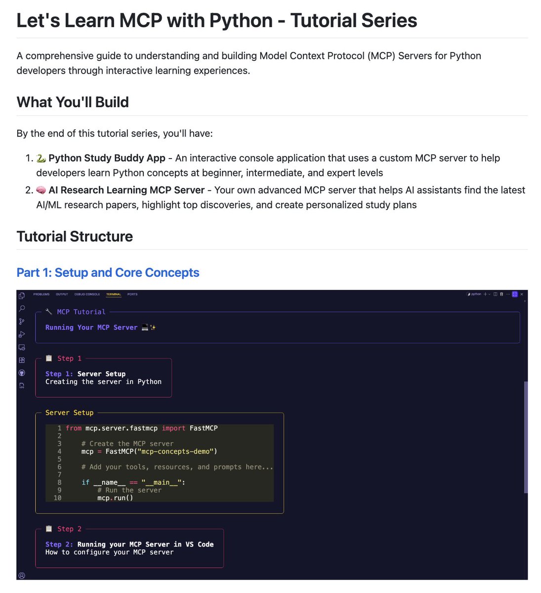 Microsoft just released a new course on MCP for Python developers.

100% free and Opensource.