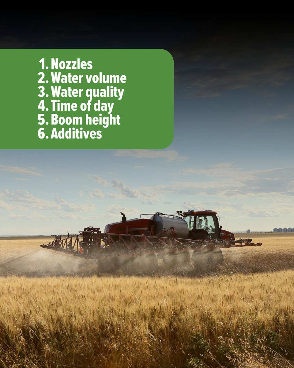 Your spray pass isn’t just a job, it’s a strategy. From nozzles to boom height, every choice matters. Nail the details, and you don’t just spray—you dominate. 

 Talk to our team for more advice!

#spraying #desiccation #preharvest #manitobafarmers #saskfarmers