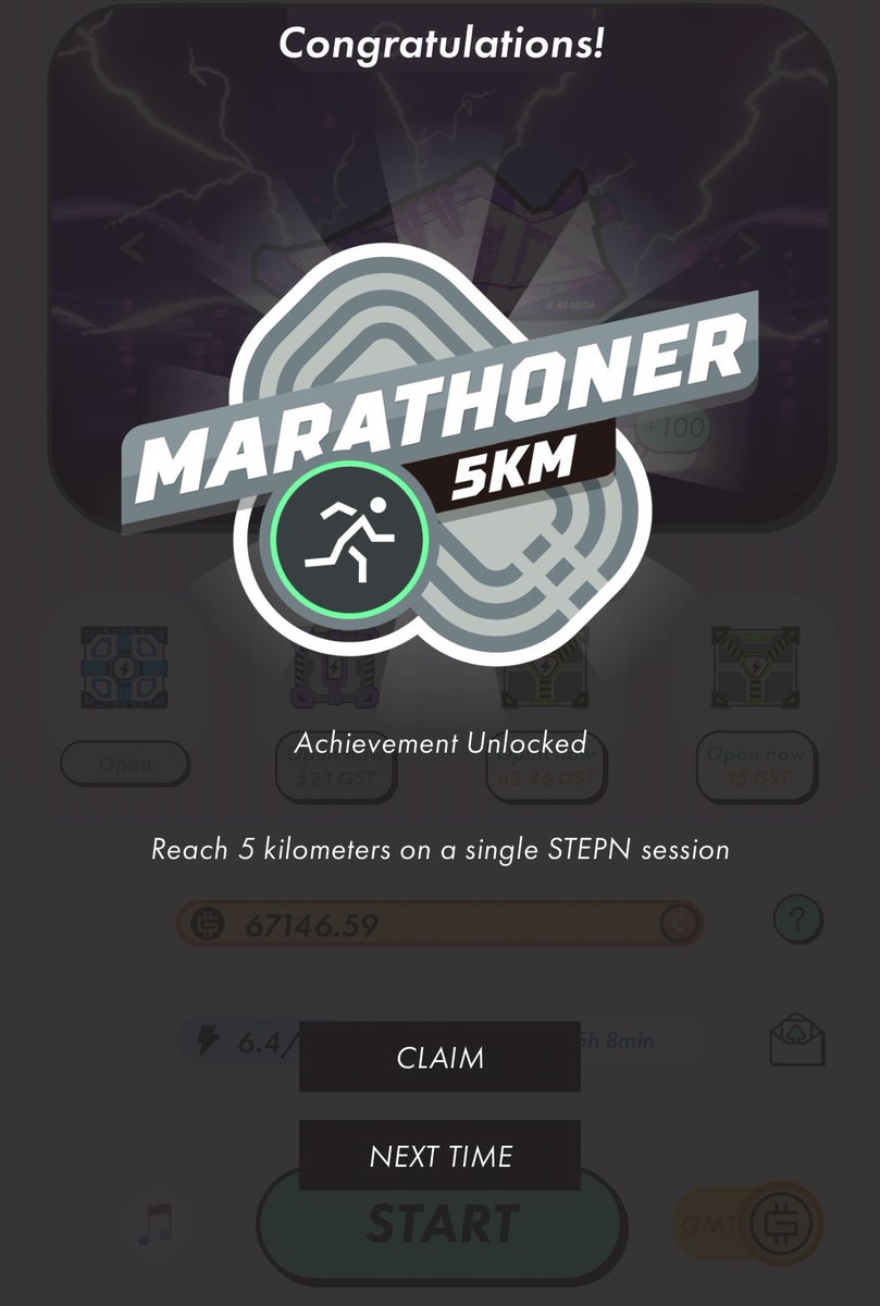 5km get!!
#STEPNRun