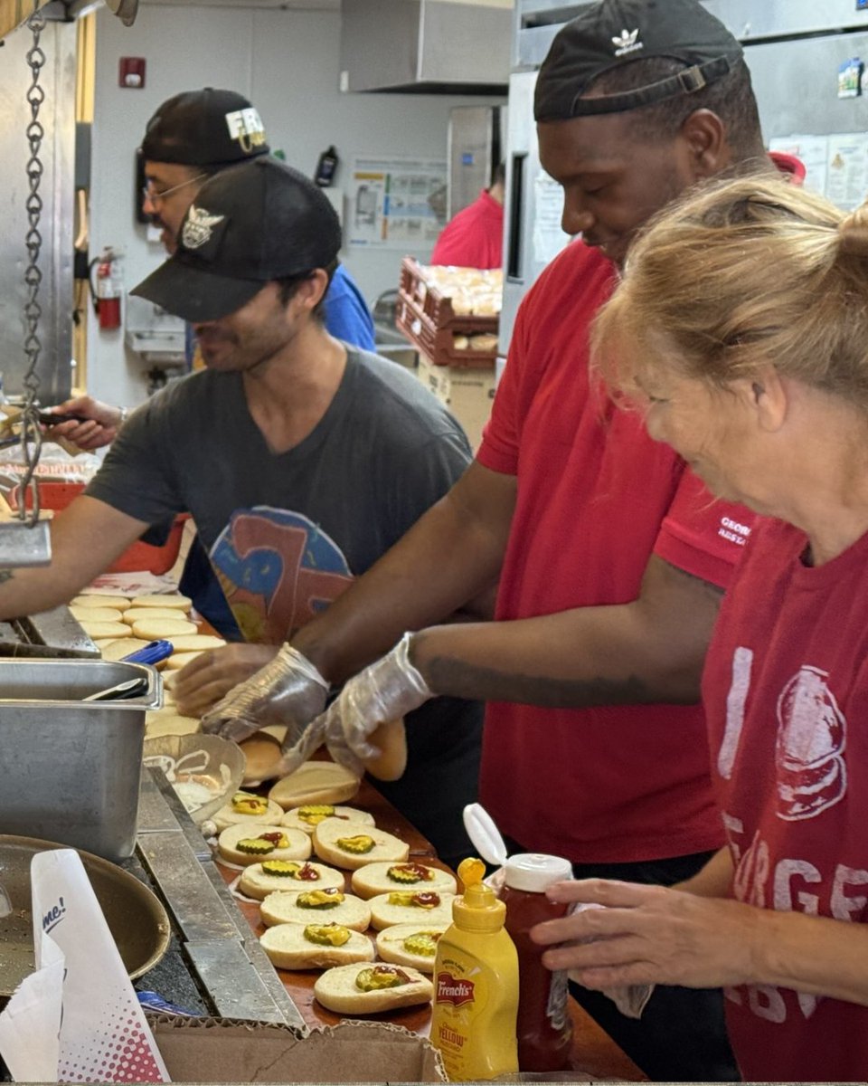 George Webb (@george_webb) on Twitter photo History was made. Yesterday wasn’t just about free burgers—it was about Milwaukee coming together. Families, friends, and fans celebrated a streak that’s only been matched 3 times in history. Thank you for making this tradition unforgettable—and keep cheering on the Crew! 🍔❤️ History was made. Yesterday wasn’t just about free burgers—it was about Milwaukee coming together. Families, friends, and fans celebrated a streak that’s only been matched 3 times in history. Thank you for making this tradition unforgettable—and keep cheering on the Crew! 🍔❤️