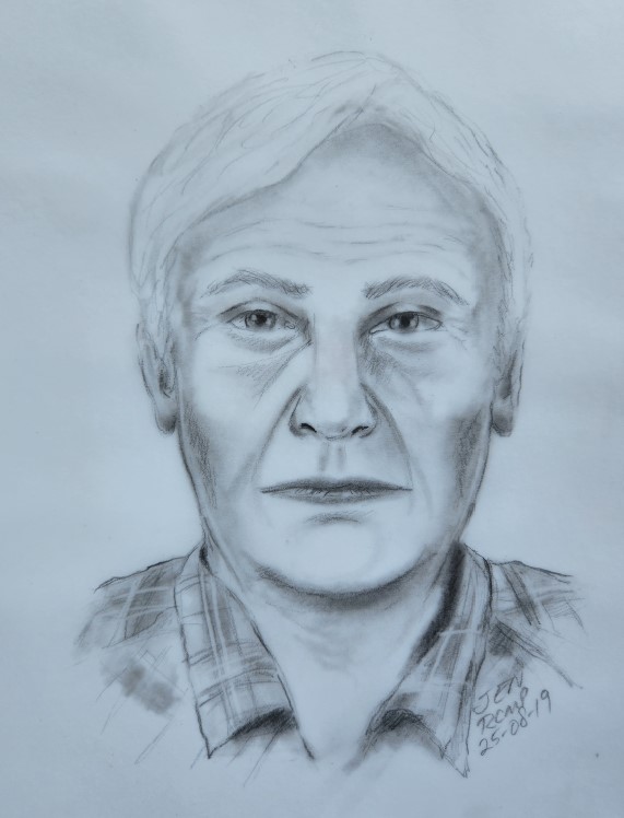 #PVA? GRC #Parkland sollicite l'aide pour ID suspect. 18 juillet, 22h, près du parc Fairway à #SpruceGrove, homme (80 ans, environ 1,80 m, cheveux gris/blancs, manque 2 dents, avec chien blanc) a agressé sexuellement victime inconnue. Contacter GRC Parkland 825-220-2000.