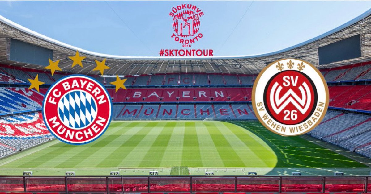 Please join us Wednesday, August 27th at the Long Branch Social House as #FCBayern take on #WehenWiesbaden with a 2:45pm kick off at the Brita Arena in Wiesbaden, Germany #sktontour #miasanmia #fcbayern #PaulanerCanada #Paulaner #GutBesserPaulaner #BrewedinMunich