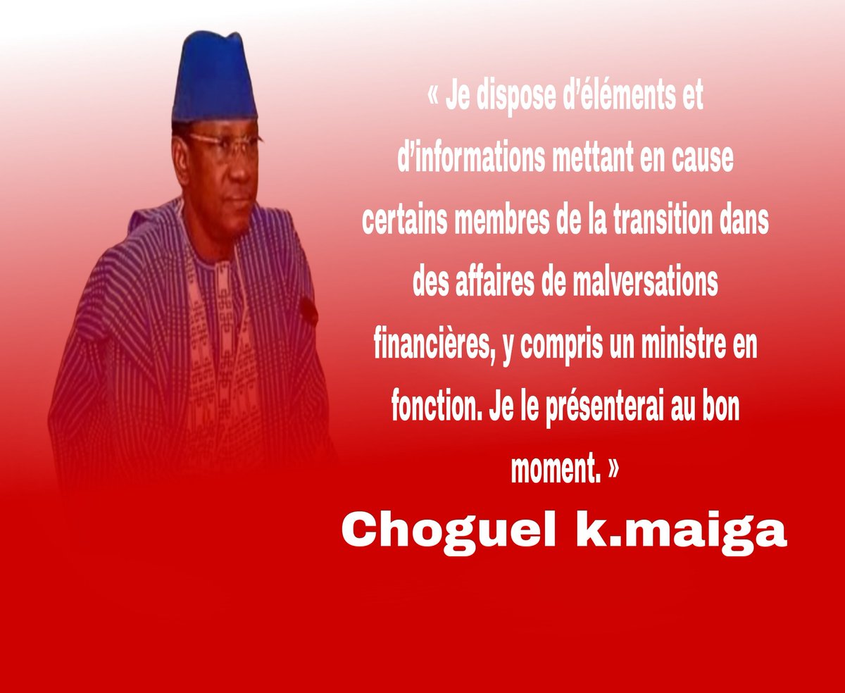 Choguel prêt à ouvrir la boîte de Pandore. #mali #choguel