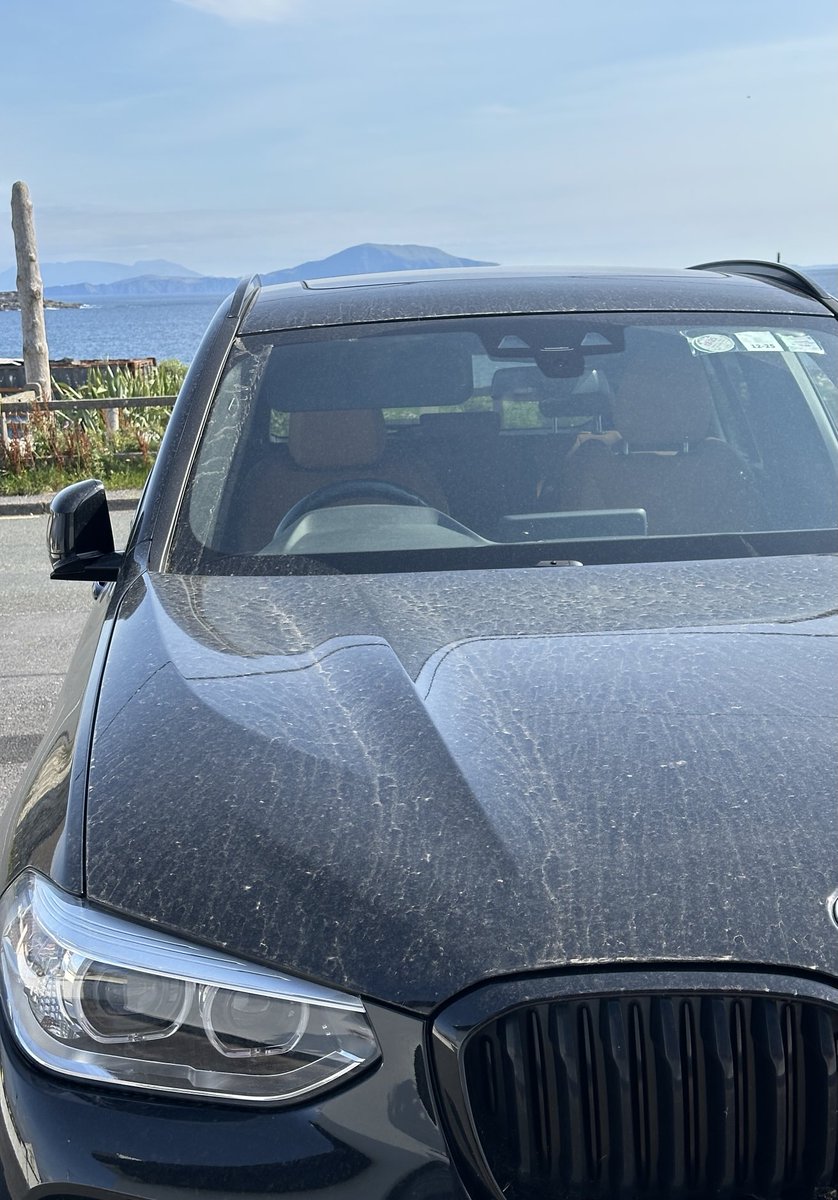 They say it’s dust from the Sahara. We conspiracy theorists know what it really is… 👽🛸