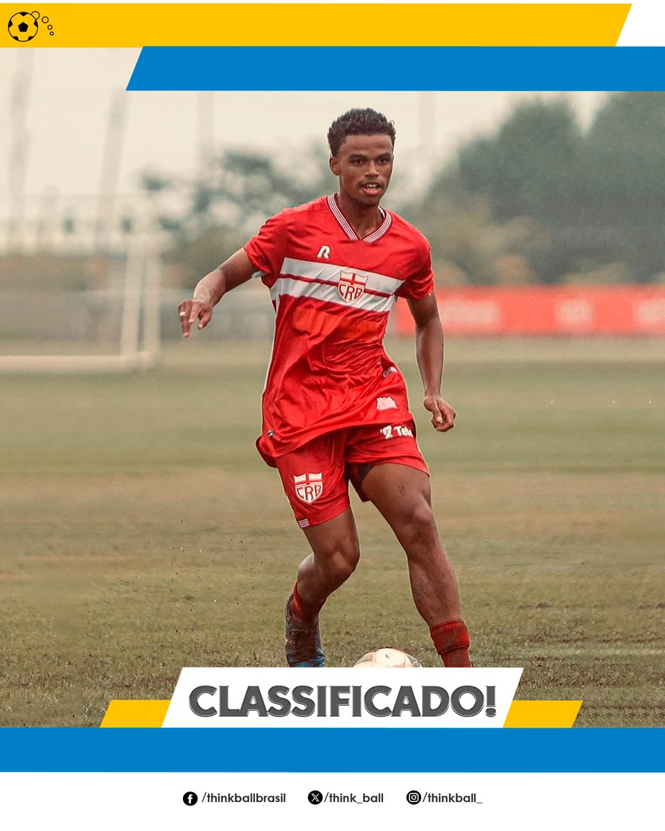 Think_Ball's tweet photo. Bora pro mata-mata da Copa do Nordeste Sub-20, Ávila! Nosso volante está classificado para as quartas de final da competição após a vitória do @CRBoficial sobre o Falcon, por 2 a 0. Agora, o próximo adversário será o Vitória.
#CraqueThinkBall
📸 CRB