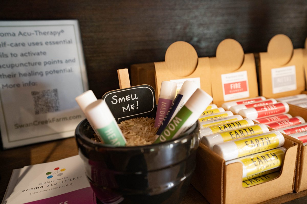 Our "experiential" retail farm store allows visitors to smell essential oil ladened products, taste samples of mushroom coffee and jerky, and see behind the scenes and how we grow functional mushrooms.

#VisitNCFarms
#VisitNC
#Agritourism
#NCAgritourism