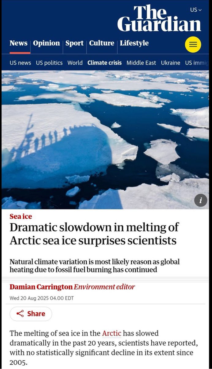 El Ártico permanece impasible al cambio climático.