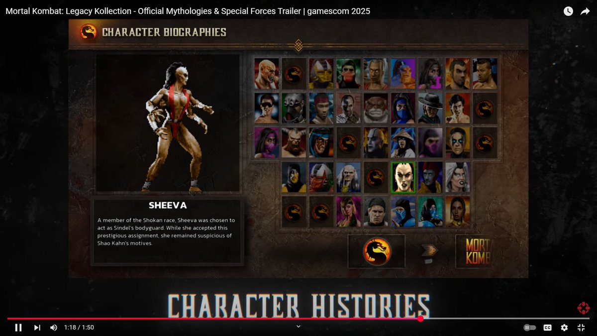 Mortal Kombat Legacy Kollection features:

History &amp; Behind the scenes
Fatality Trainer
Rollback Netcode
Filters
Rewind in MK Mythologies