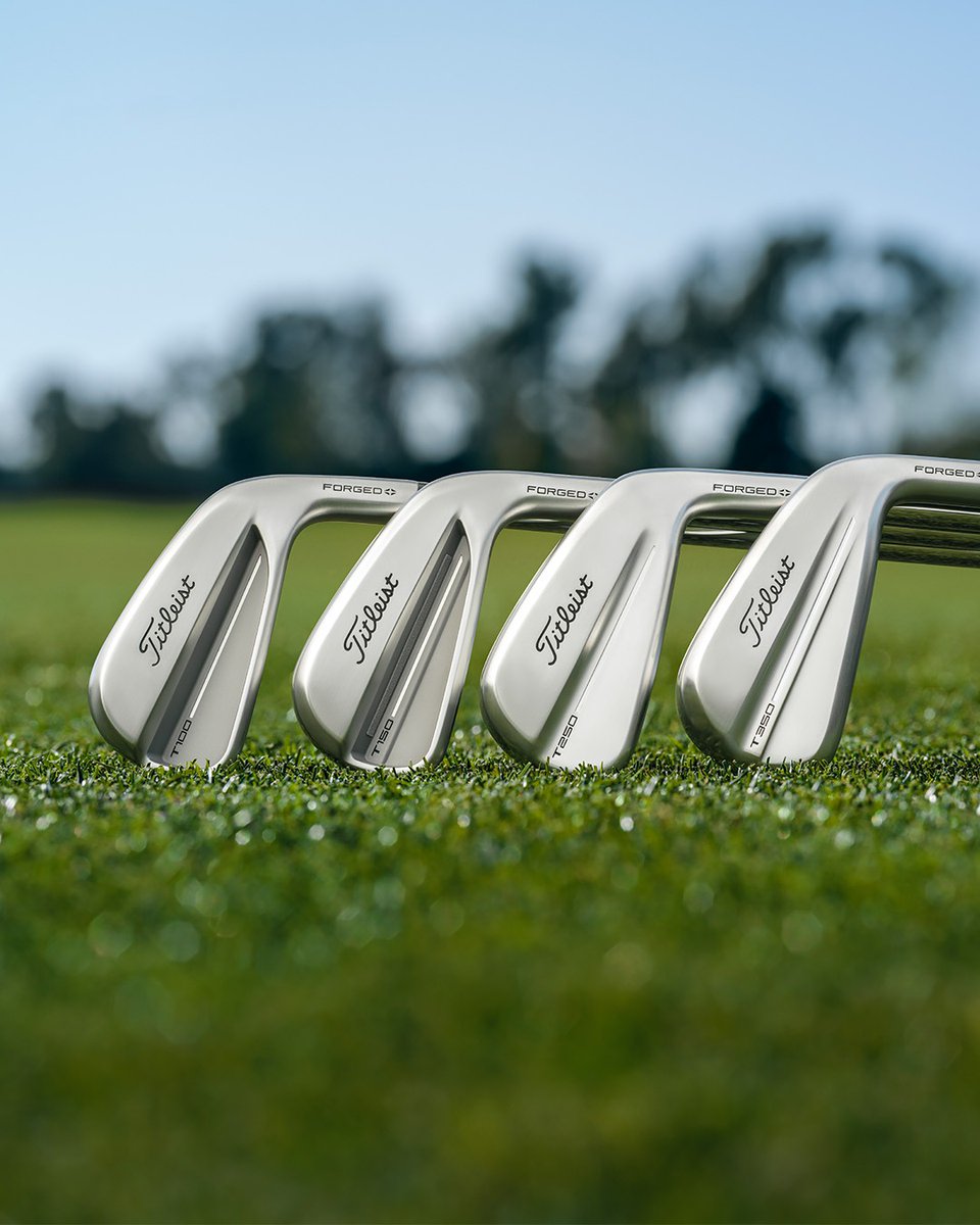 IN STOCK • The Titleist 2025 T-Series Irons are now in stock &amp; available for next day delivery!📦

From tour-level precision to maximum forgiveness, NEW T100, T150, T250 and T350 irons are engineered to deliver exceptional performance, consistency and feel on every strike.