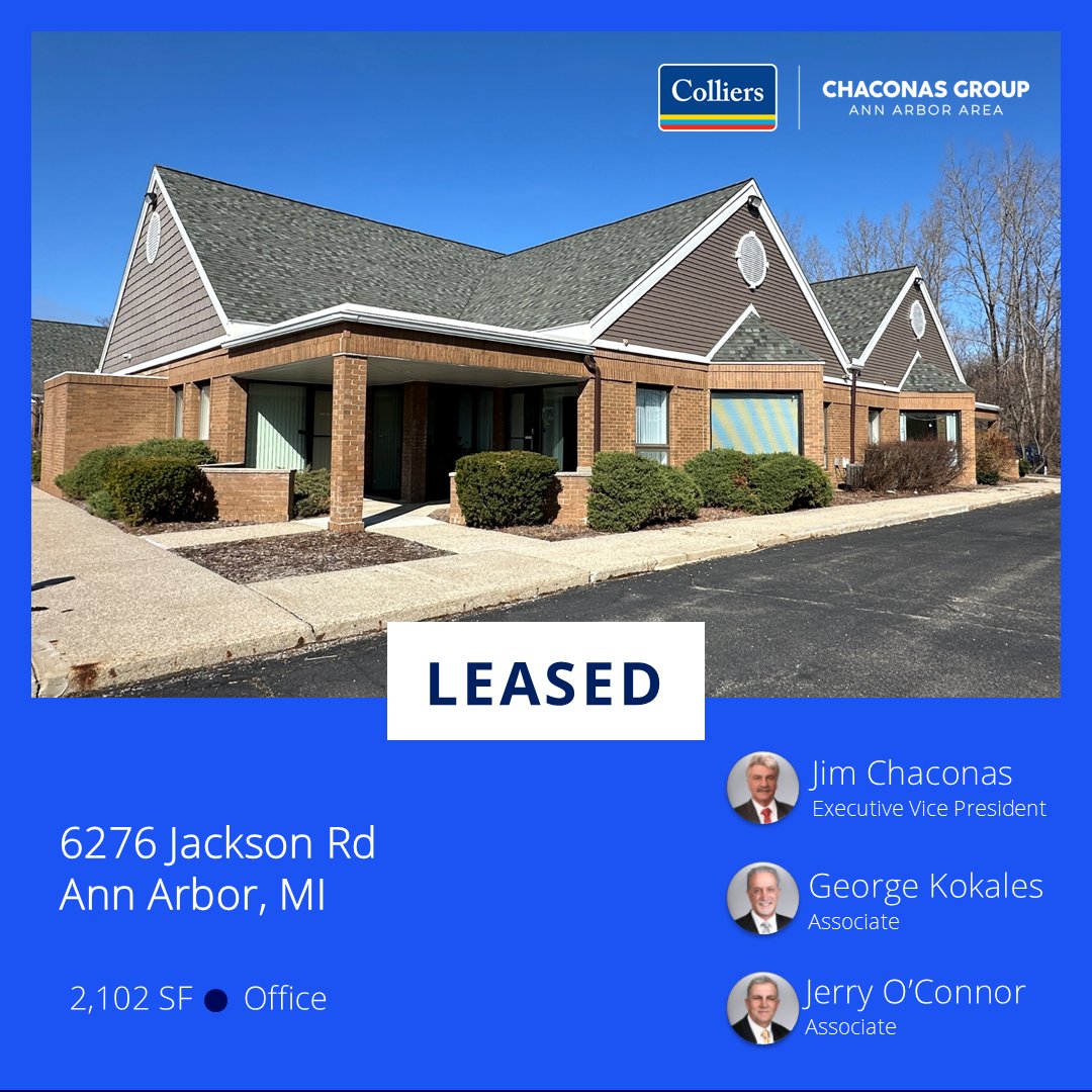 Exciting news! Occupational Care Services has joined Arbor West Business Park. Big thanks to Fred Schaard &amp; our Colliers Ann Arbor team for making it happen!

Office space still available: 1,446–3,815 SF
🔗 bit.ly/3HpD1NM
📞 734-994-3100 | 📧 annarbor@colliers.com

#CRE