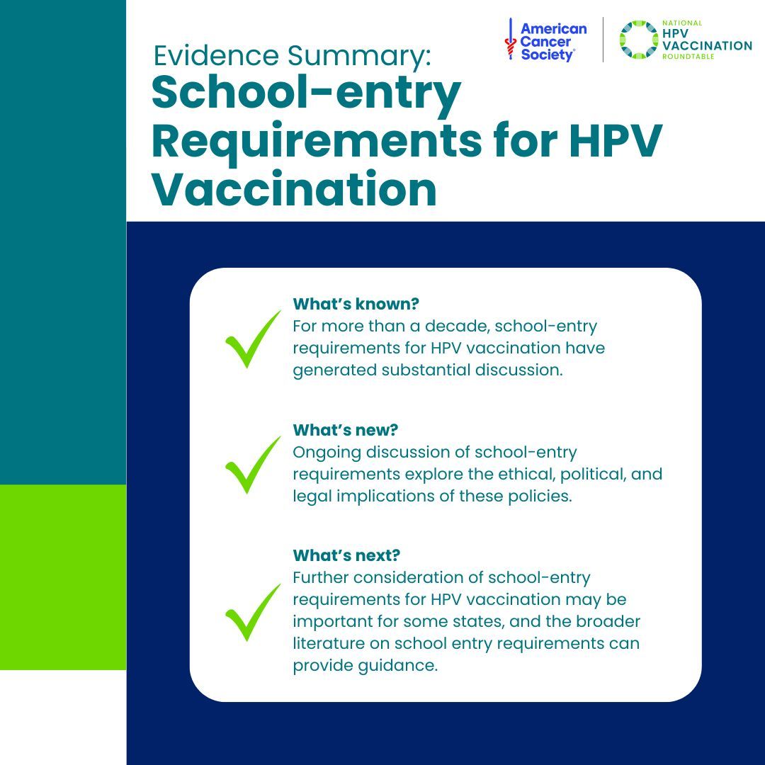 ACS National HPV Vaccination Roundtable tweet media