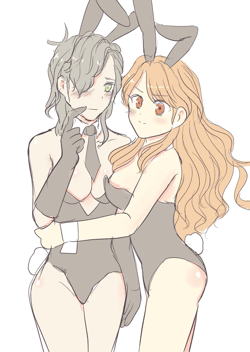 8/21 バニーの日　間に合ってない！！！
ferdibert
！！！フェルもヒューも女体化してます！！
気をつけて！！
センシティブです！！！