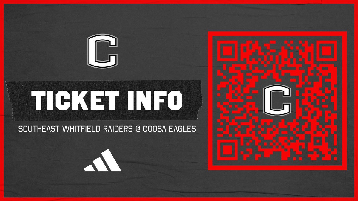 Ticket information for tomorrow night!

GoFan link: gofan.co/event/4087051?…
Or scan the QR code below for tickets! 

#EDGE #GoEagles🦅