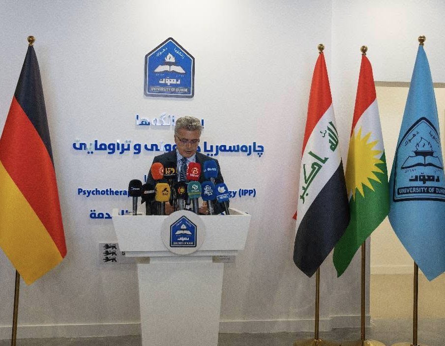 janilkiz's tweet photo. Opening of the first Center for Addiction and Psychotherapy in Iraq & Kurdistan – at the University of Duhok (IPP).

Addiction is often taboo and hidden – yet it affects not only individuals but families and society as a whole. With this center, we break the silence with science, professionalism & cultural sensitivity.

Grateful to our partners: University of Duhok, German Consulate in Erbil, State Ministry of Baden-Württemberg & SEZ, colleagues, NGOs & our new team.

A first step on a long journey: research, training & therapy united – for healing, dignity and hope.