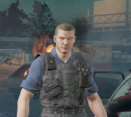 my hdd disconnected while playing dbd and they gave wesker a buzzcut and also stole his glasses