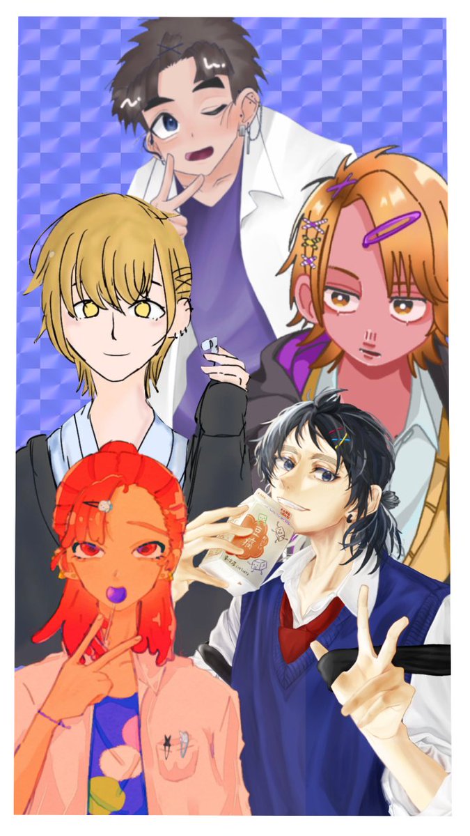 #rkrn平成男子化企画 
五年生‼️‼️‼️