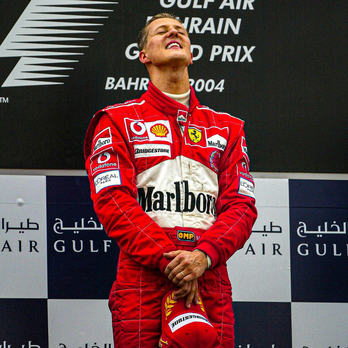 Michael Schumacher is the only driver to finish every race on the podium in a single F1 season, achieving it in 2002. 🫡

Australian GP – 🥇
Malaysian GP – 🥉
Brazilian GP – 🥇
San Marino GP – 🥇
Spanish GP – 🥇
Austrian GP – 🥇
Monaco GP – 🥈
Canadian GP – 🥇
European GP – 🥈