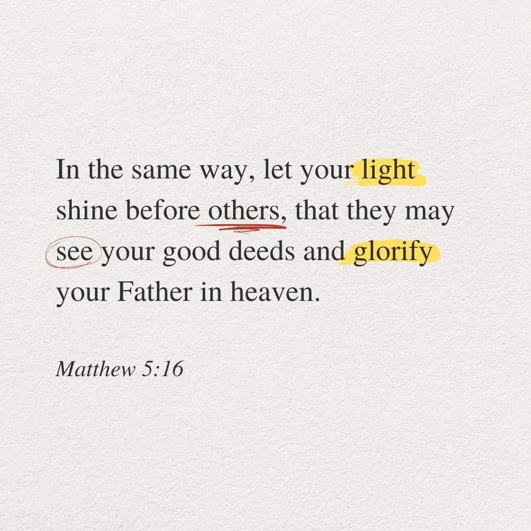 Matthew 5:16