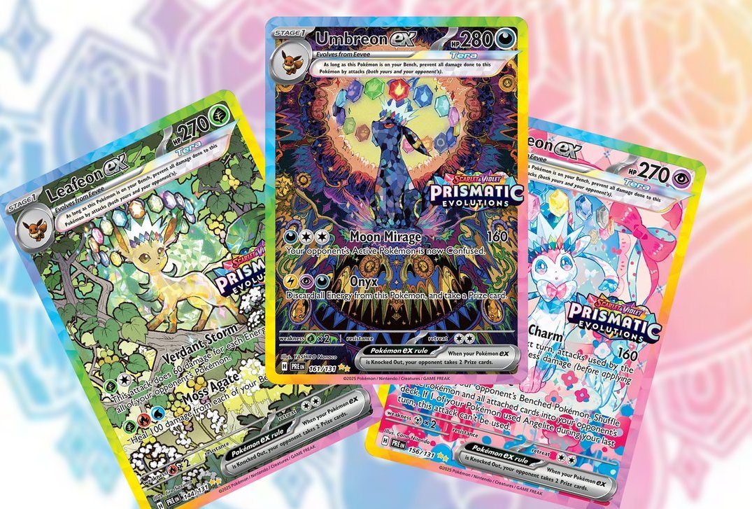 New Prismatic Evolutions stamped promos because why not