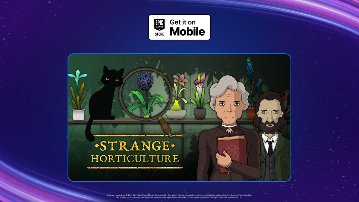 The plants aren't the only strange thing in Undermere. Discover the dark secrets of Strange Horticulture - FREE until August 28! epic.gm/free-mobile0821

Also available for free on Android worldwide and on iOS in select countries.