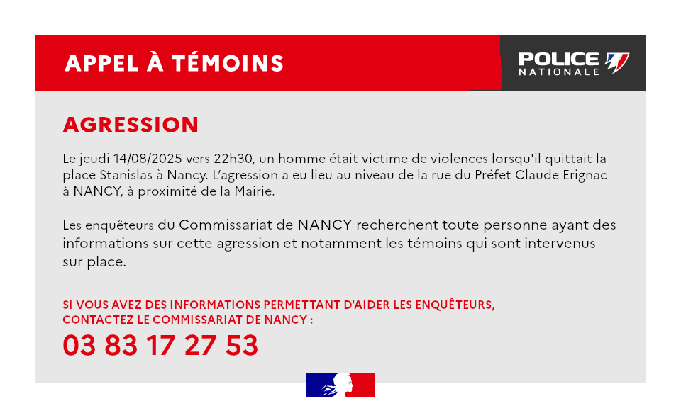 PoliceNat54's tweet image. #AppelÀTémoins |
Merci pour vos #RT