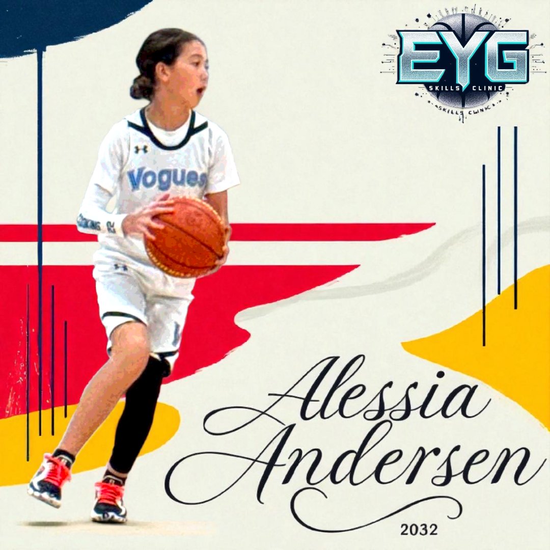 EYGInvitational's tweet photo. Excited to welcome 2032 G Alessia Andersen to the EYG clinic next month! A playmaking guard thats crafty getting to the rim! Adding to a talented young group that has next!
Can't wait to have Alessia at the clinic! #whosnext⁉️ #teaching #exposure #eygclinic #gotnext https://t.co/xQGcdPrlsr