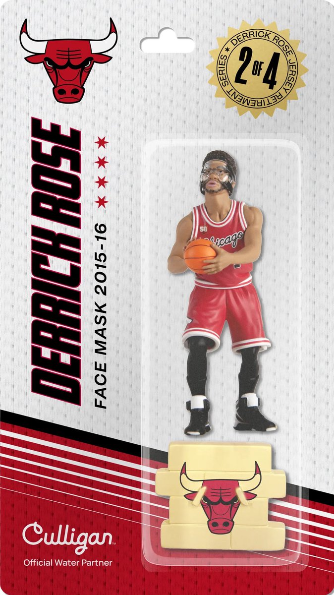 DerrickRoseMuse's tweet photo. Four different Derrick Rose collectible figurines will be given away at the United Center on four dates next season. 🌹

Rookie Season: 11/4/25 

Facemask Era: 12/17/25

MVP Season: 2/22/26

Green Jersey: 3/19/26 https://t.co/yH06kx7Dzh