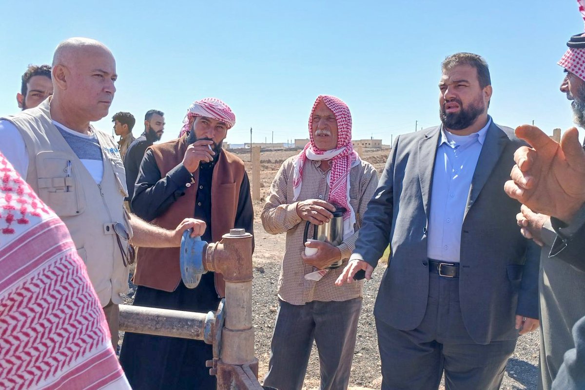 UNICEFinSyria's tweet image. UNICEF carried out an assessment mission to As-Sweida, where we visited Athallah water treatment station,  a lifeline for over 300,000 people. At a time when children and families continue to face immense needs, we  appreciate the efforts of the Interim Authorities to facilitate…