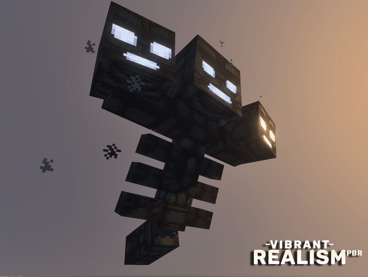 Light reflections depend on the material it is reflecting off of. The eyes of the wither reflect more than the body material. 

Thoughts? 💭