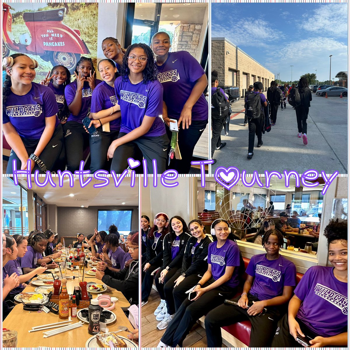 Humble Volleyball (@humble_vball) on Twitter photo Tournament bound to Huntsville
But firstβ¦.breakfast π₯π³π₯―
<a href="/HumbleISD_HHS/">Humble High School</a> <a href="/HumbleISD_SMS/">Ross Sterling MS</a> <a href="/HMS_ladycats/">HMS Girls Athletics</a> <a href="/Coach_RobMurphy/">Robert Murphy</a> <a href="/WildcatsALLspo1/">Wildcats ALLsports Booster</a> <a href="/HumbleISD_Ath/">Humble ISD Athletics</a> Tournament bound to Huntsville
But firstβ¦.breakfast π₯π³π₯―
<a href="/HumbleISD_HHS/">Humble High School</a> <a href="/HumbleISD_SMS/">Ross Sterling MS</a> <a href="/HMS_ladycats/">HMS Girls Athletics</a> <a href="/Coach_RobMurphy/">Robert Murphy</a> <a href="/WildcatsALLspo1/">Wildcats ALLsports Booster</a> <a href="/HumbleISD_Ath/">Humble ISD Athletics</a>