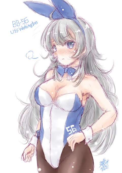 #バニーの日 
寝落ちしてたら日を跨いでしまったが思い立ったらその日がバニーの日 