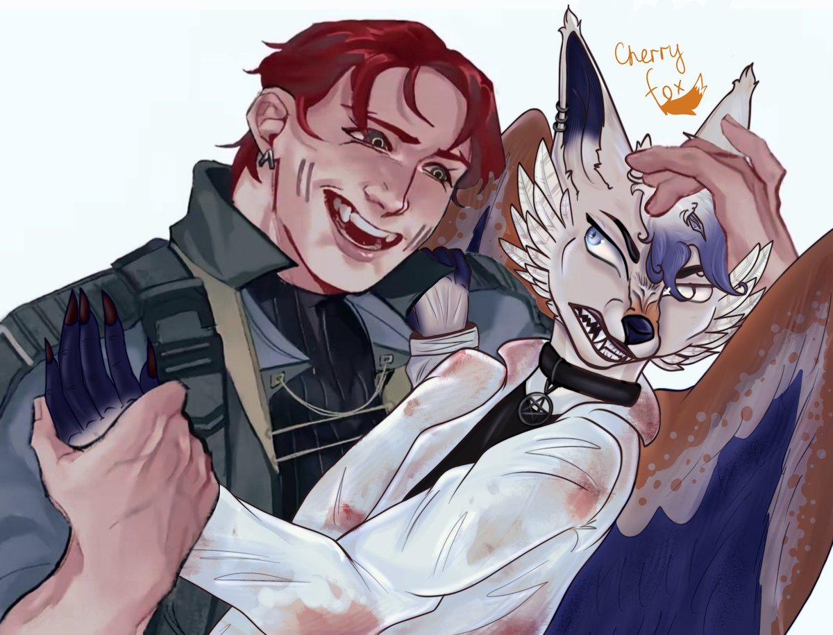 cherrys_fox's tweet photo. A small art collaboration from TikTok!

#digitalart #furry #artwork #furryfandom #CherryFoxArt https://t.co/AheucA8WQH