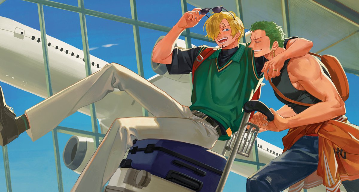 ロロノア・ゾロ ,サンジ(ワンピース) 「Illustration for ZoSan Only